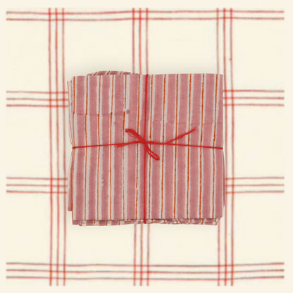 Serviettes de table x4 Lila Powder