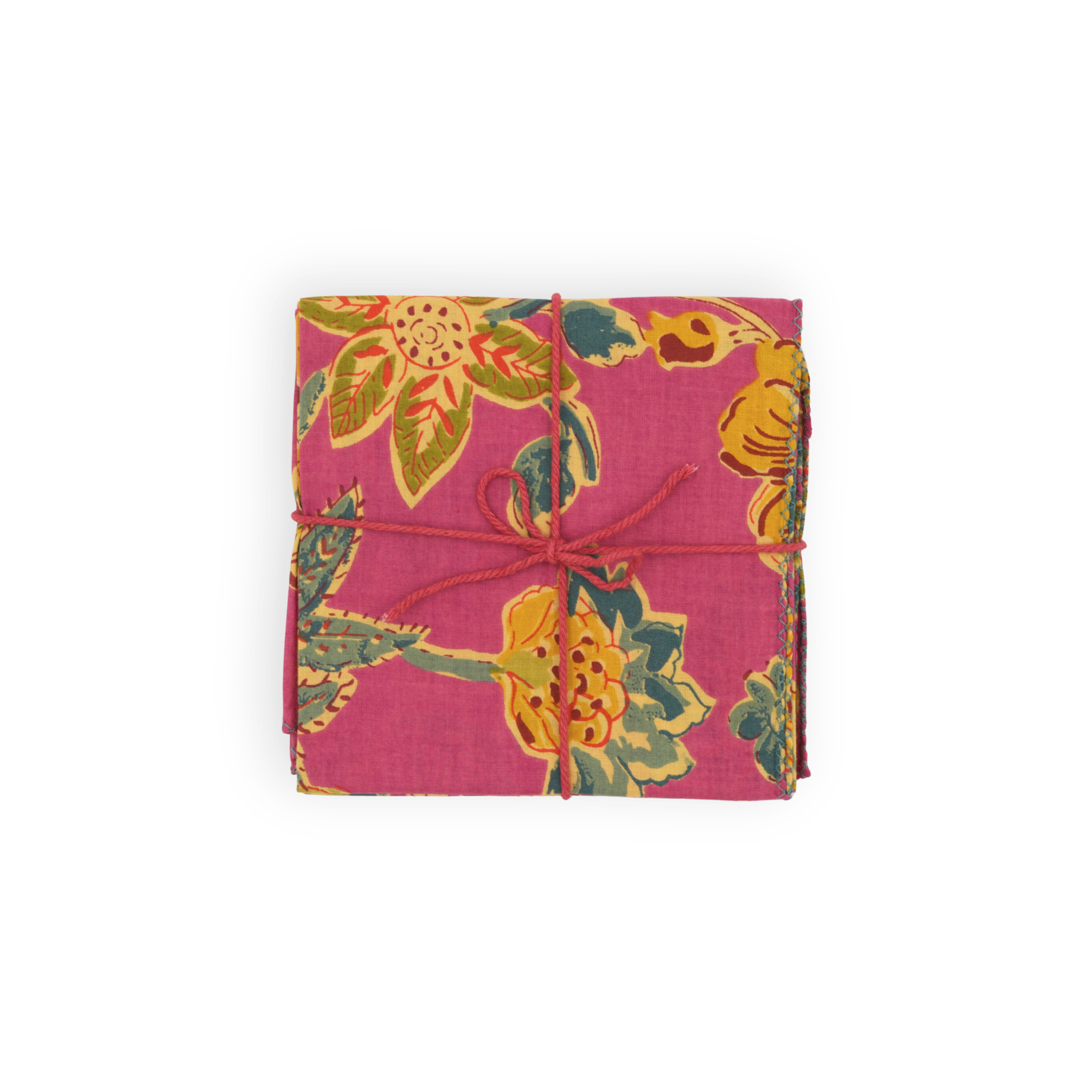 Serviettes de table x4 Liseron Carmine