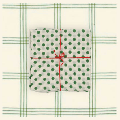 Servilletas de tela x4 Polka Juniper