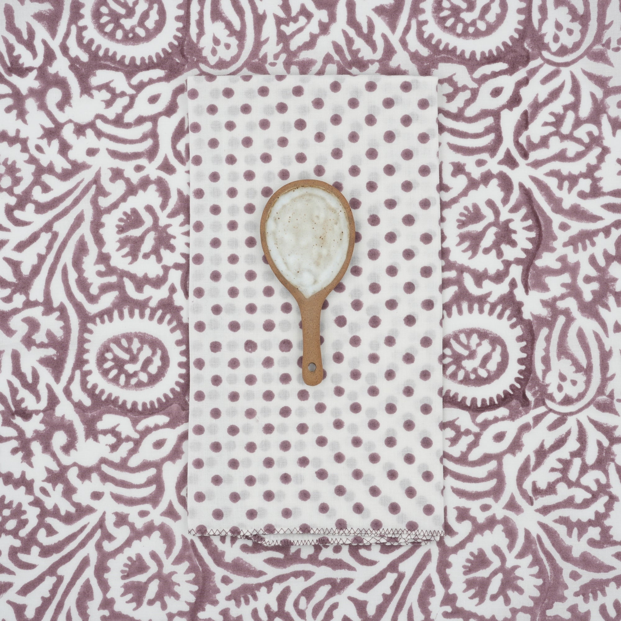 Servilletas de tela x4 Polka Céfiro