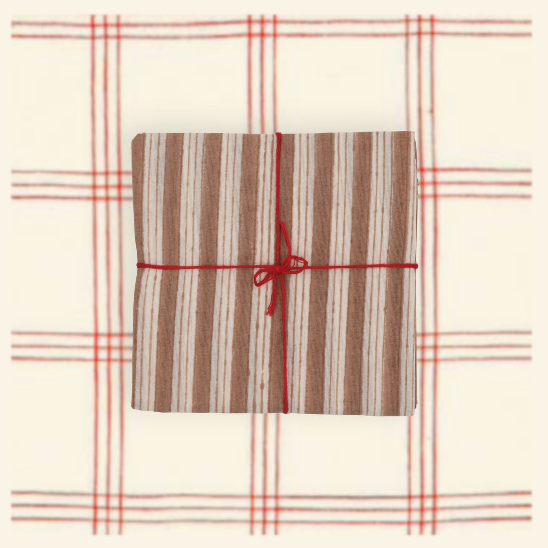 Serviettes de table x4 Salem Almond