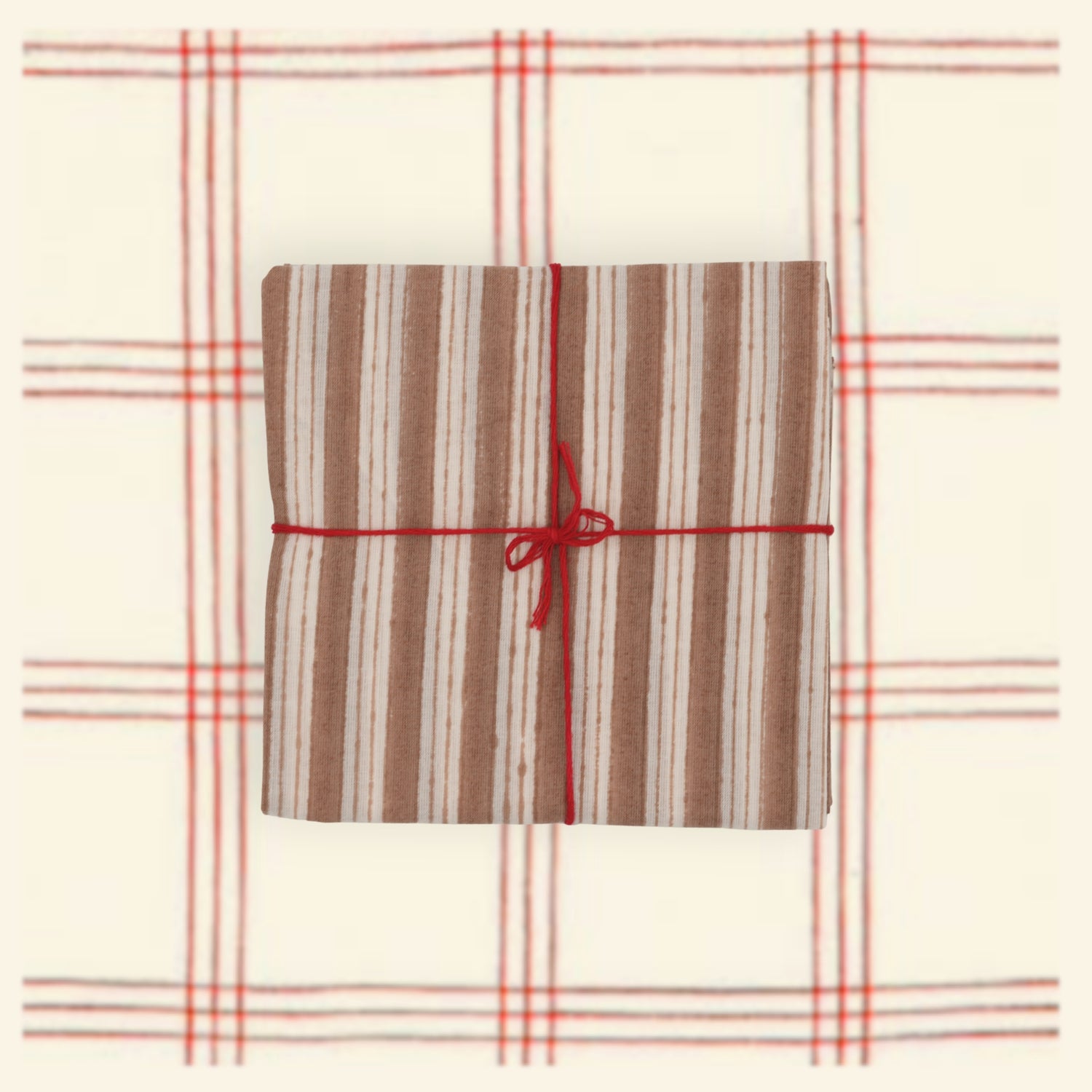 Serviettes de table x4 Salem Almond