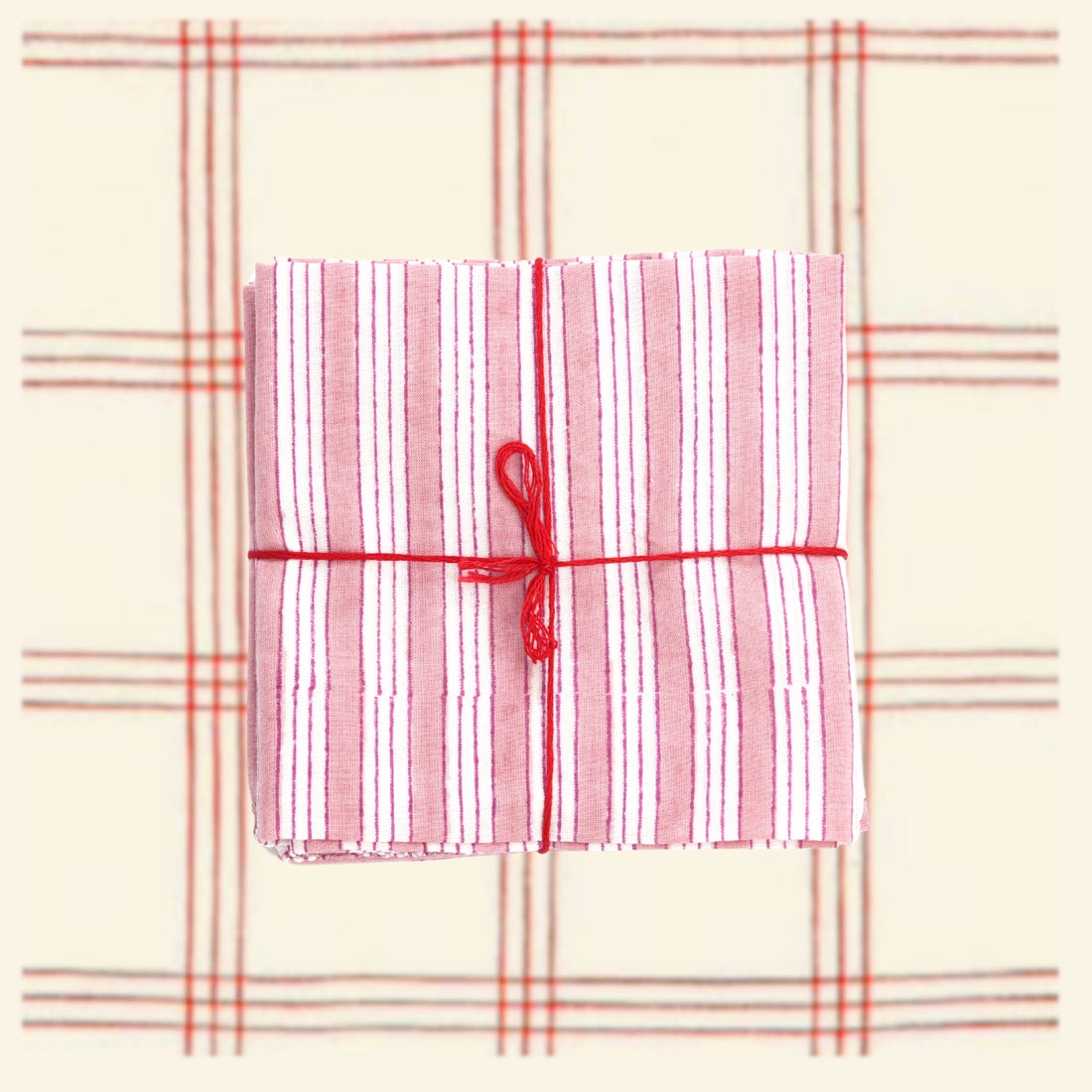 Serviettes de table x4 Salem Pink