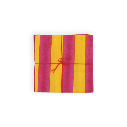 Serviettes de table x4 Will Gold