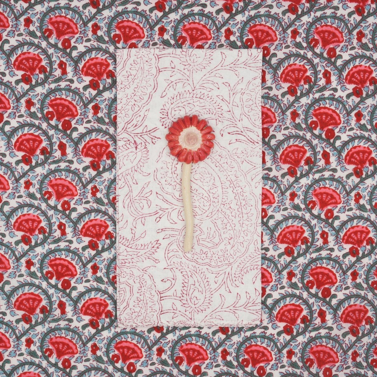 Napkins x4 Hortensia - Suzette