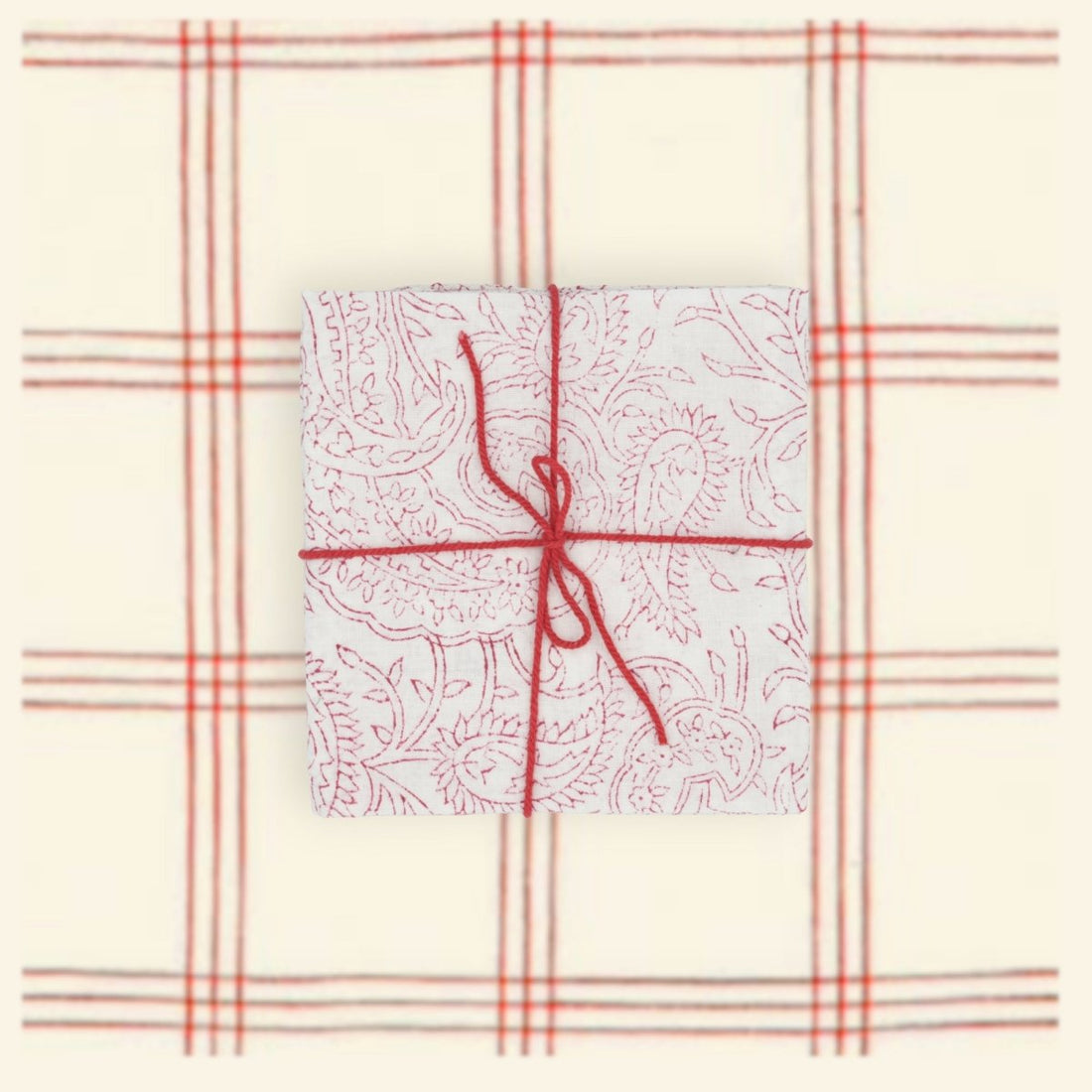 Napkins x4 Hortensia - Suzette