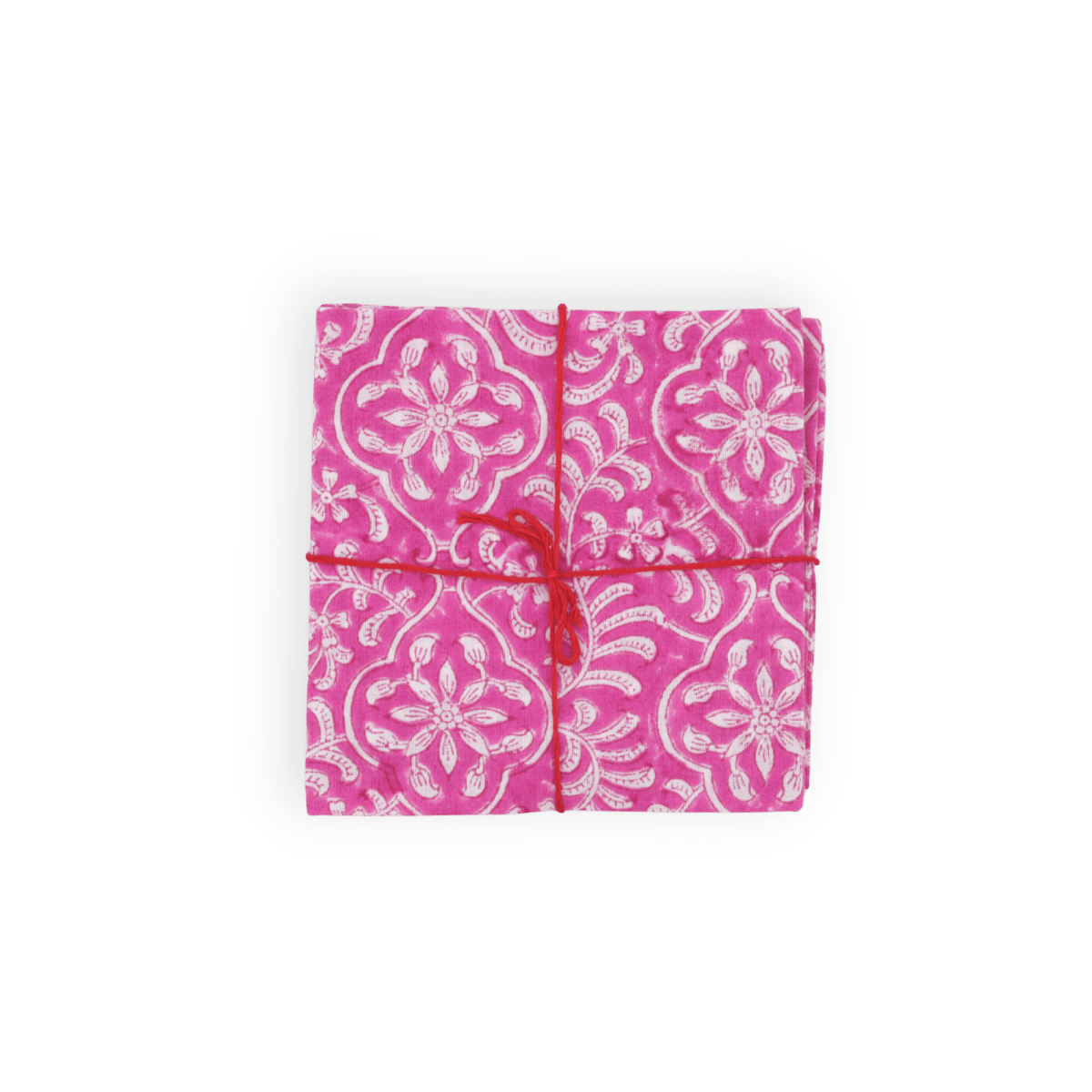 Serviettes de table x4 Abelia Sangria - Suzette