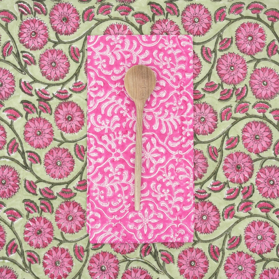 Serviettes de table x4 Abelia Sangria - Suzette