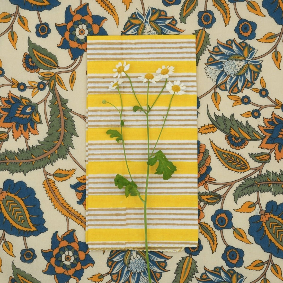 Serviettes de table x4 Alice Gold - Suzette