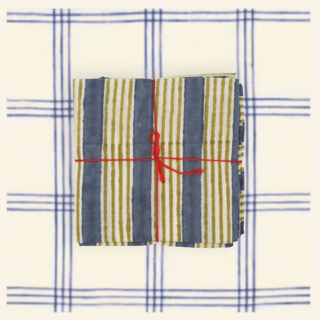 Serviettes de table x4 Alice Moonlight - Suzette