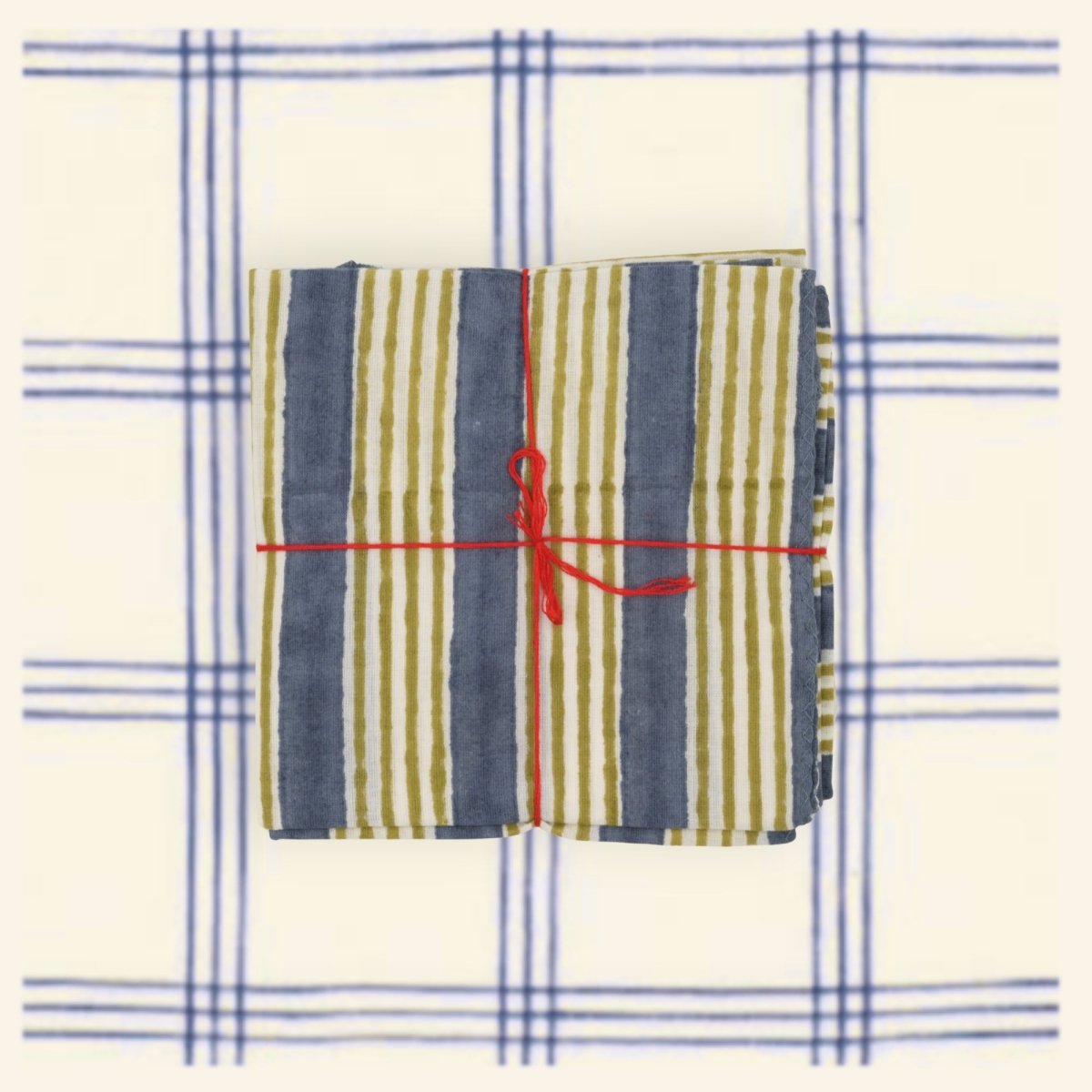 Serviettes de table x4 Alice Moonlight - Suzette