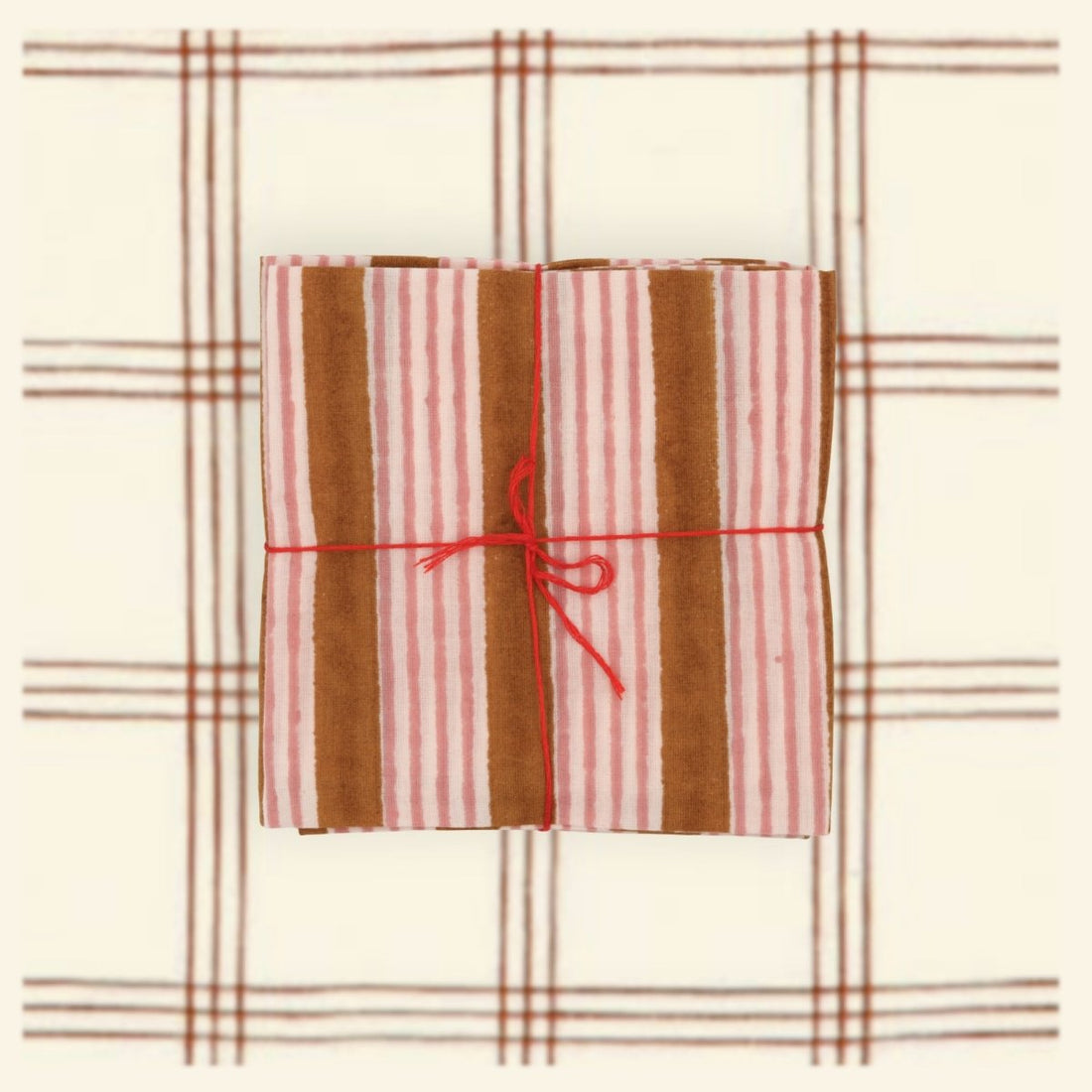 Serviettes de table x4 Alice Powder - Suzette