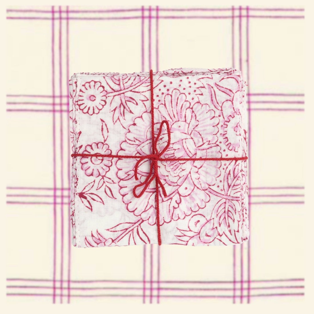 Serviettes de table x4 Allium Polignac - Suzette