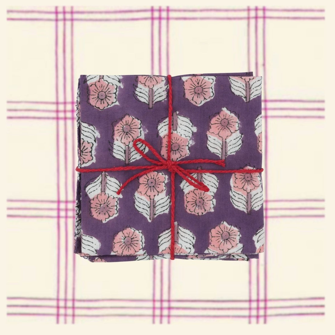 Serviettes de table x4 Belladone Fig - Suzette