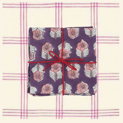 Serviettes de table x4 Belladone Fig - Suzette