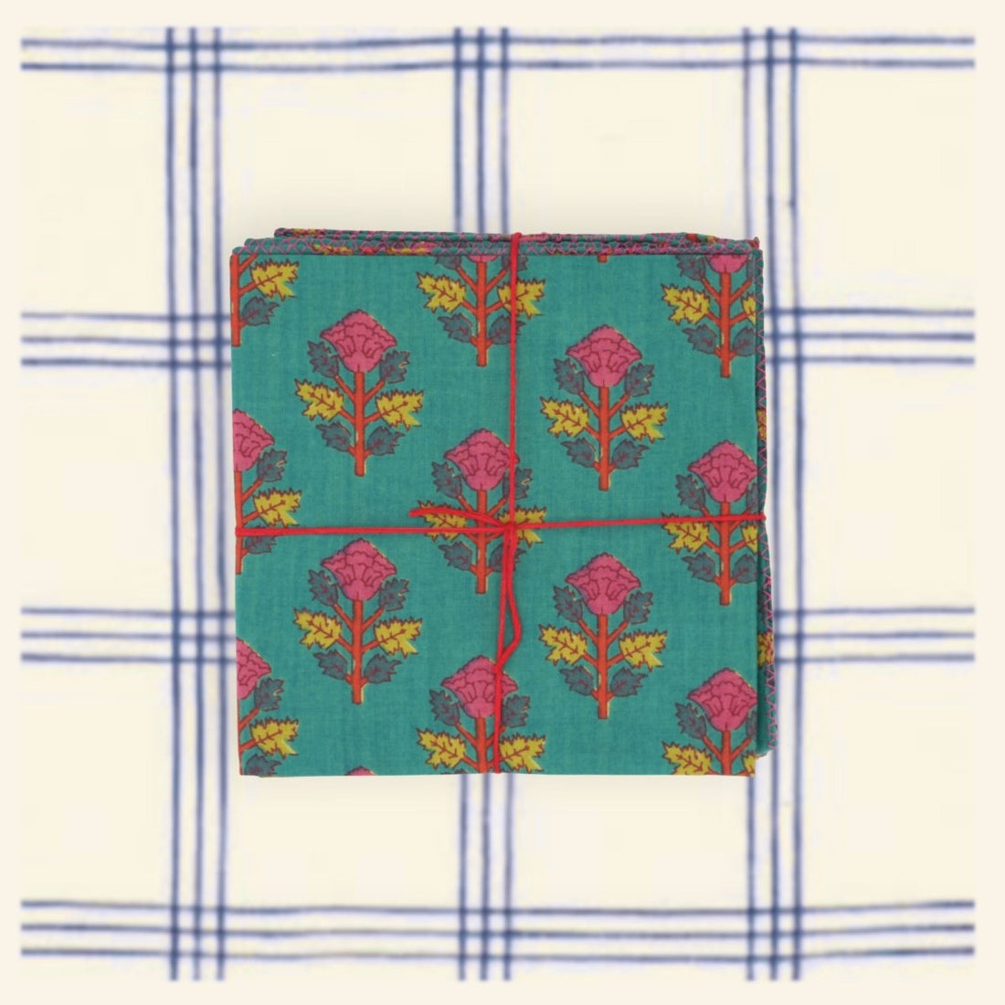 Serviettes de table x4 Belladone Seaport - Suzette