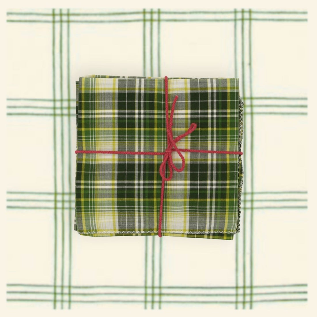 Serviettes de table x4 Bise Juniper - Suzette