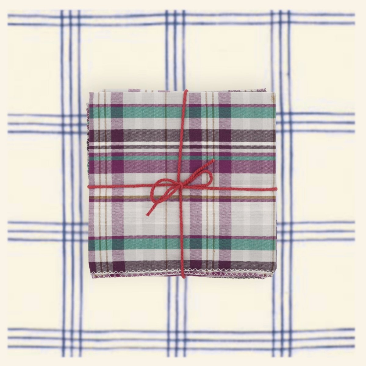 Serviettes de table x4 Bise Paisley - Suzette