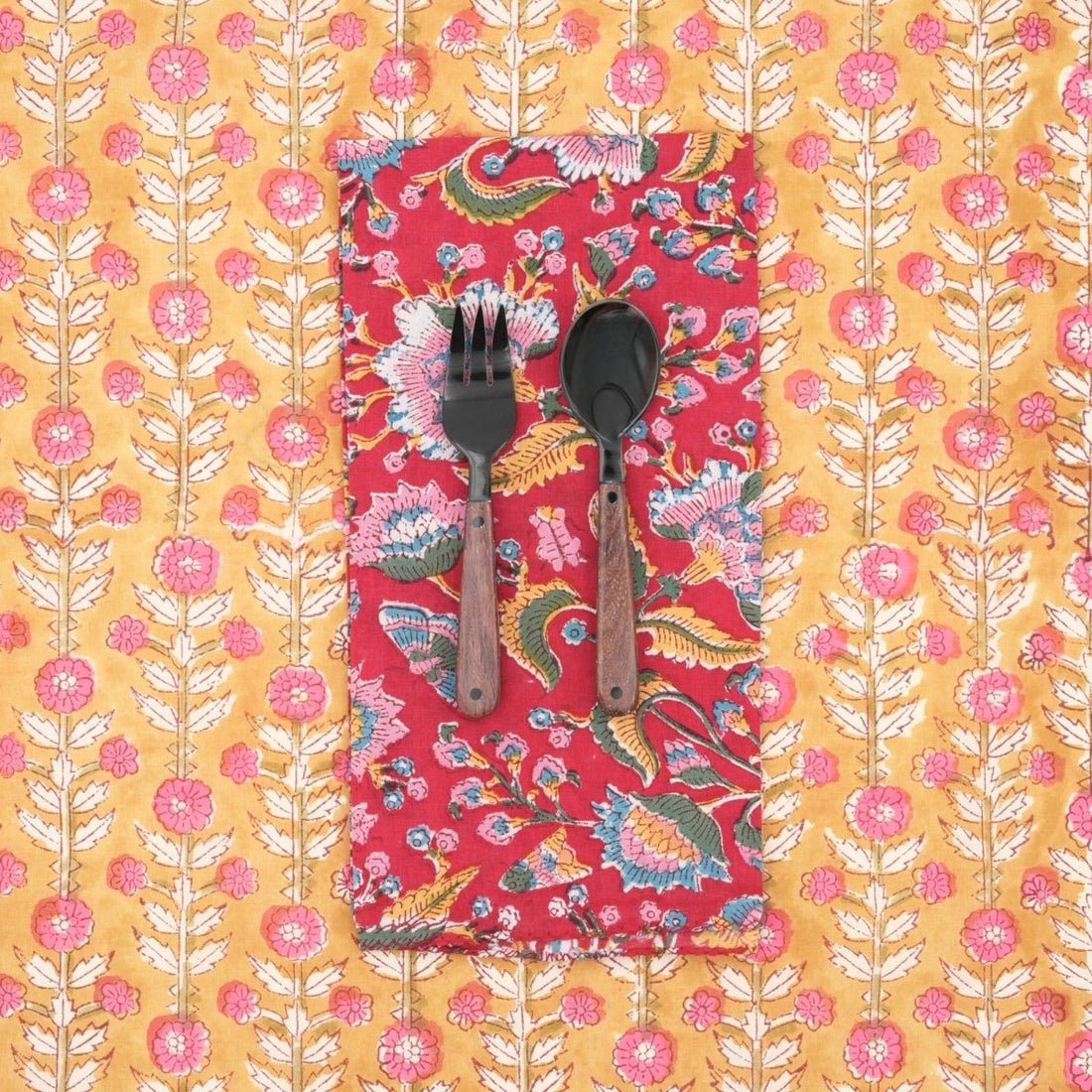 Serviettes de table x4 Canna Tango - Suzette