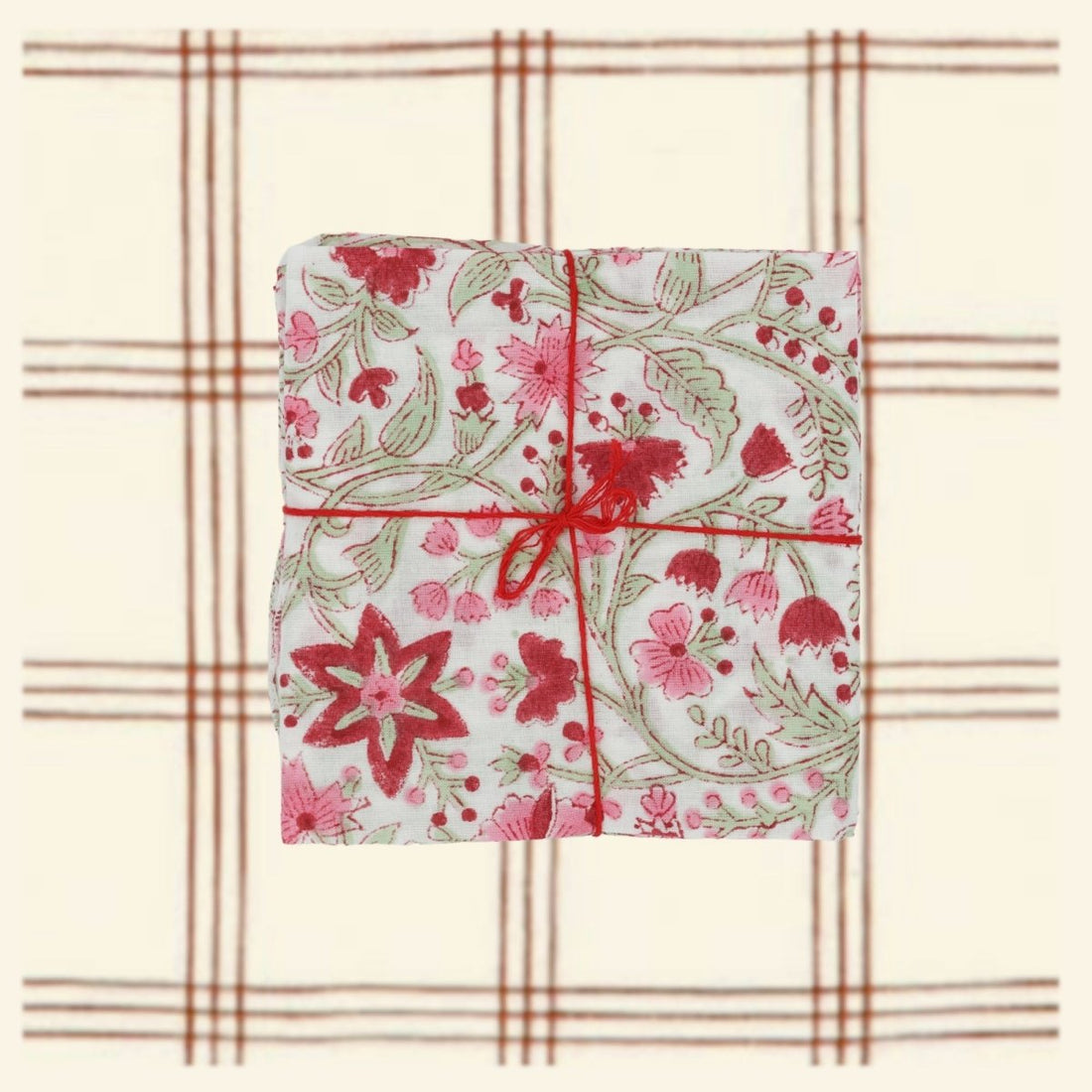 Serviettes de table x4 Chrysantheme Brigitte - Suzette