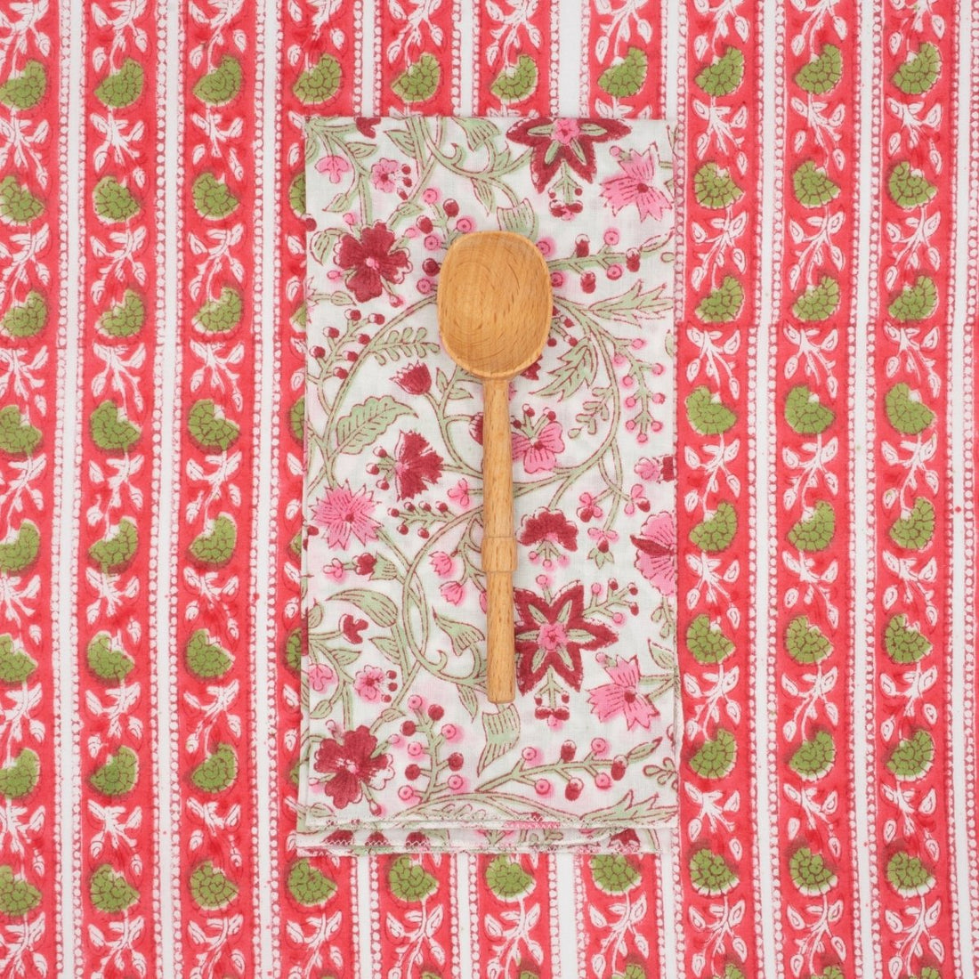 Serviettes de table x4 Chrysantheme Brigitte - Suzette