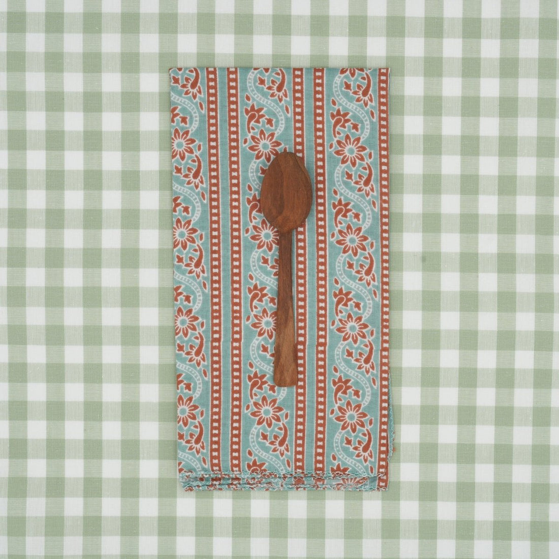 Serviettes de table x4 Craspedia Frosty - Suzette