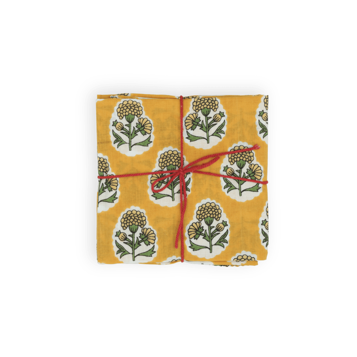 Serviettes de table x4 Crocus Gold - Suzette