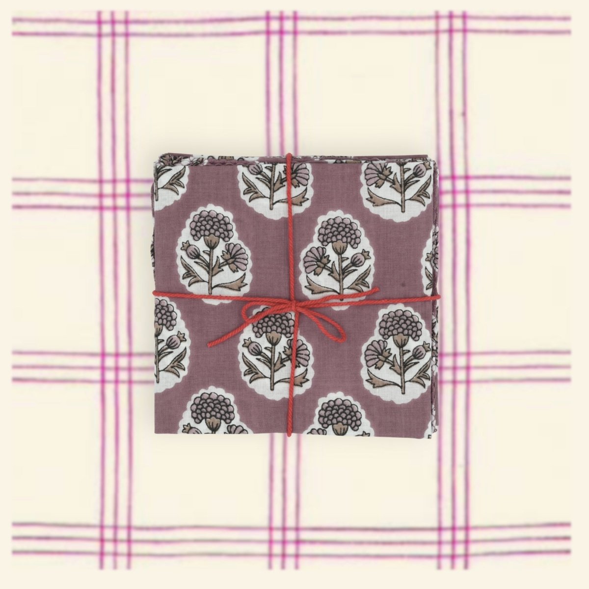 Serviettes de table x4 Crocus Malaga - Suzette