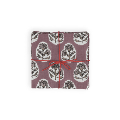 Serviettes de table x4 Crocus Malaga - Suzette