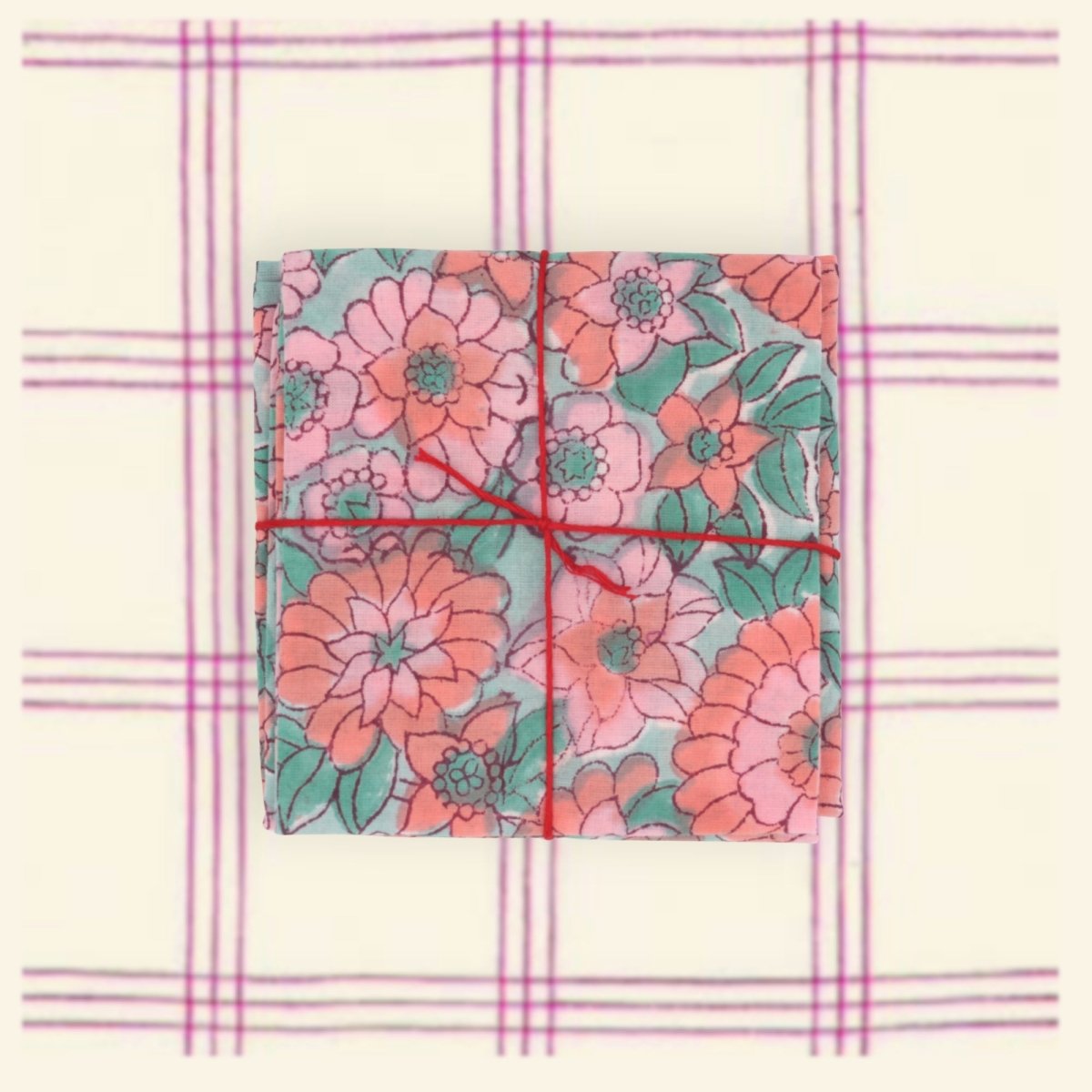 Serviettes de table x4 Cyclamen Fadded - Suzette