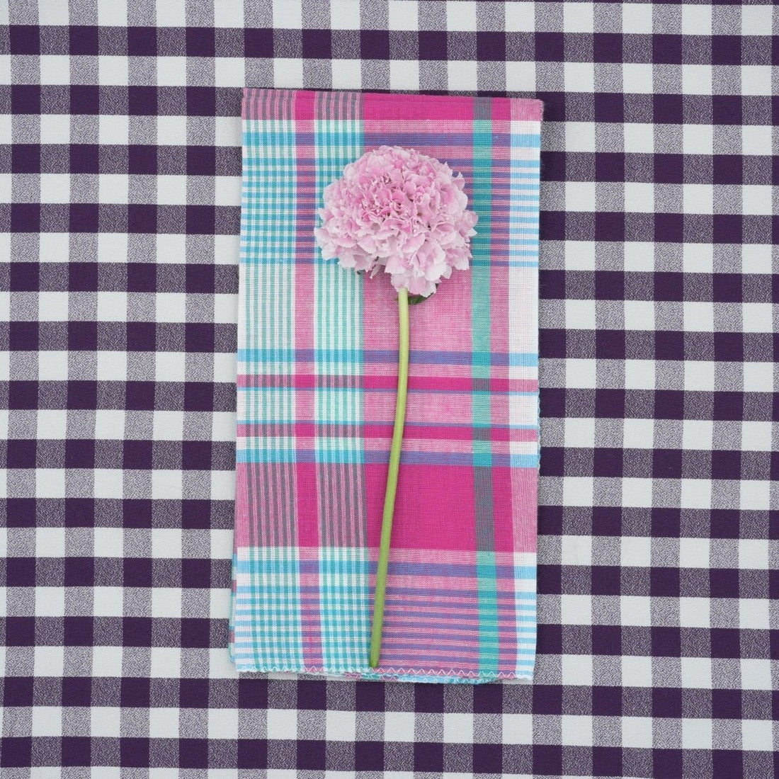 Serviettes de table x4 Cyclone Carmine - Suzette