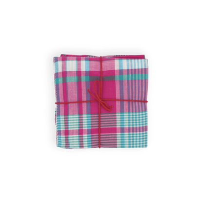 Serviettes de table x4 Cyclone Carmine - Suzette