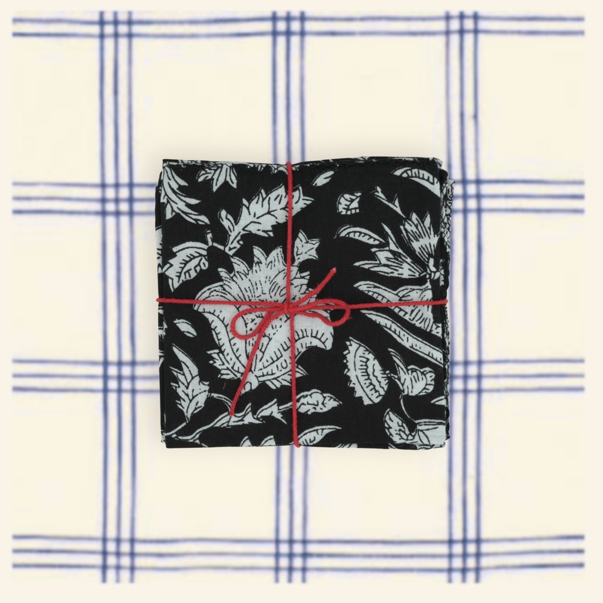 Serviettes de table x4 Daniella Black - Suzette