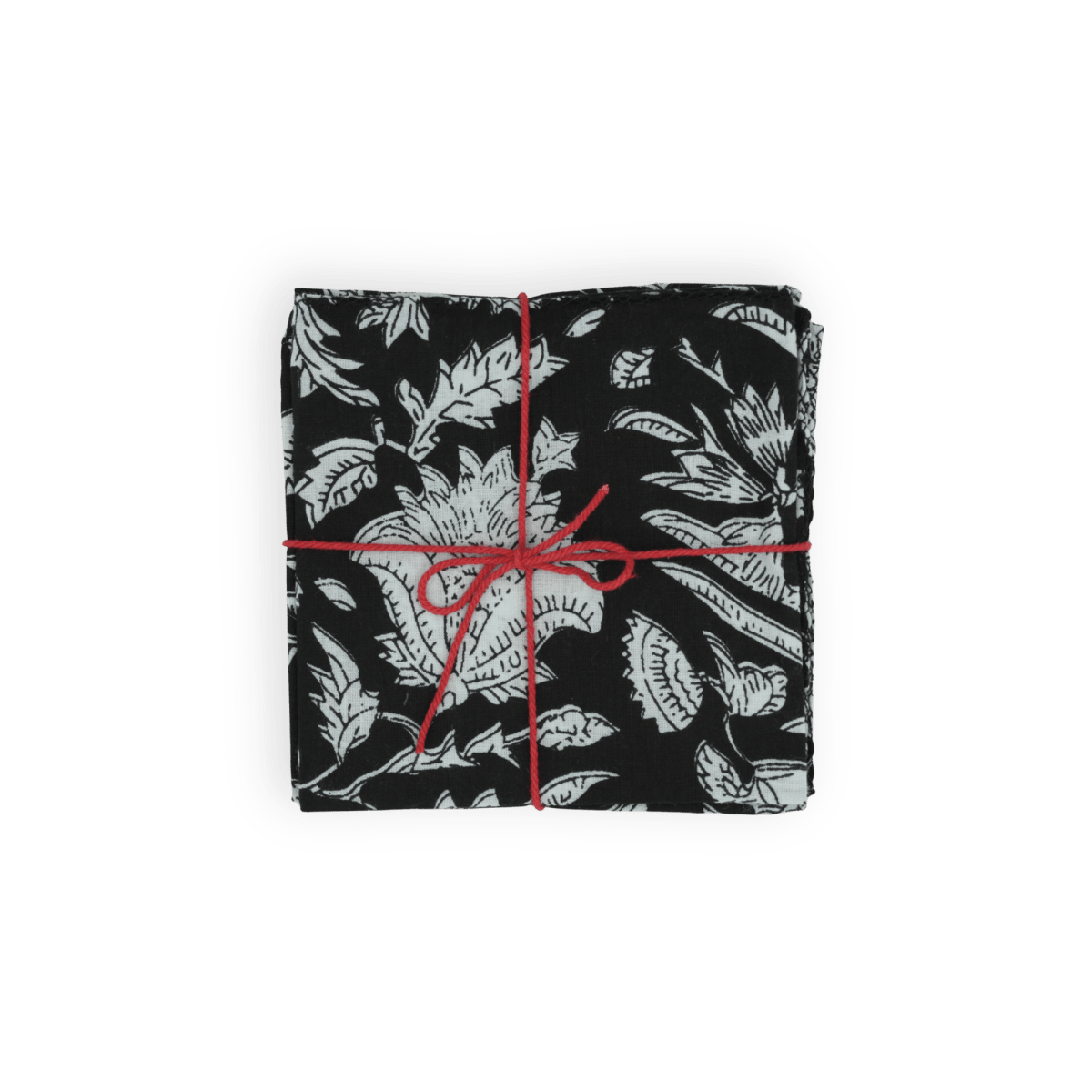 Serviettes de table x4 Daniella Black - Suzette