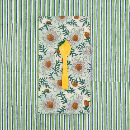 Serviettes de table x4 Datura Opal - Suzette