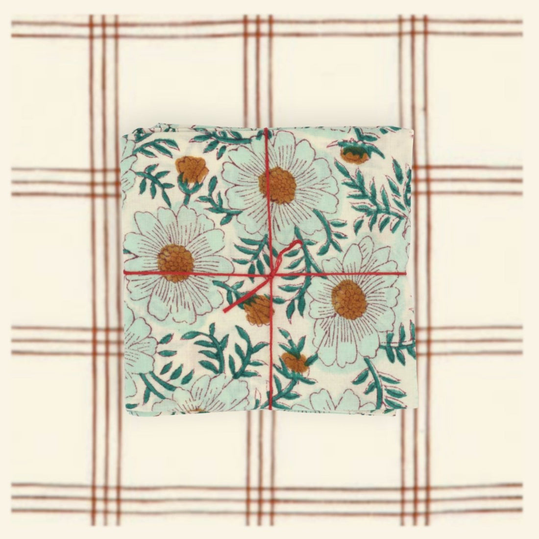 Serviettes de table x4 Datura Opal - Suzette