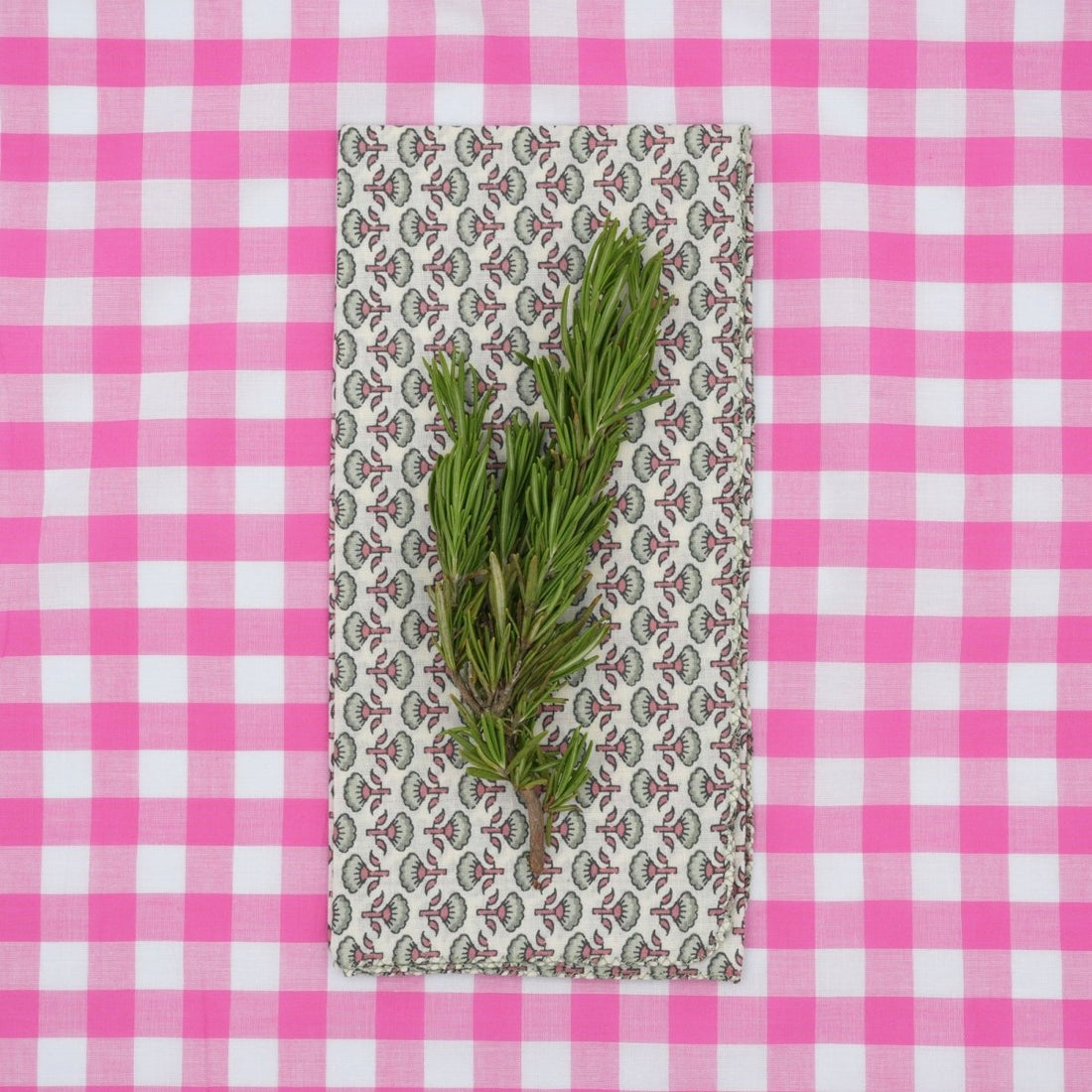 Serviettes de table x4 Dill Frosty - Suzette