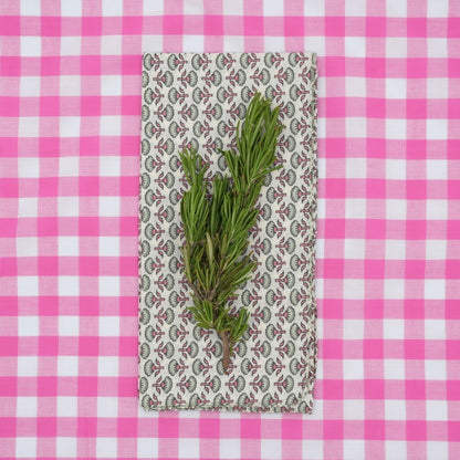 Serviettes de table x4 Dill Frosty - Suzette
