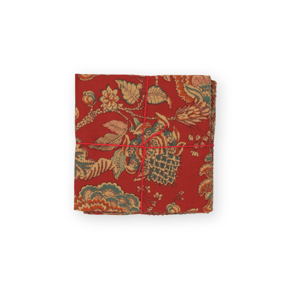 Serviettes de table x4 Edelweiss Garnet - Suzette