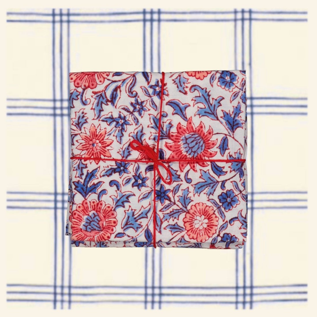 Serviettes de table x4 Eden Cobalt - Suzette à table