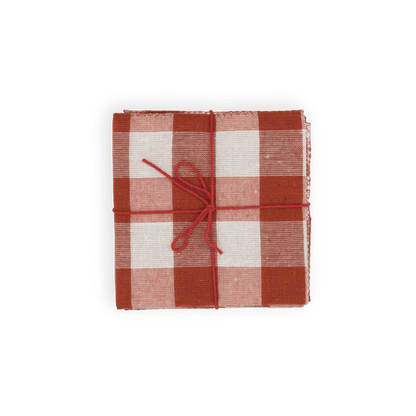 Serviettes de table x4 Fougère Ginger - Suzette