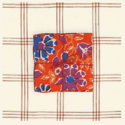 Serviettes de table x4 Geranium Sangria - Suzette