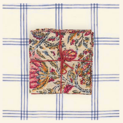 Serviettes de table x4 Hysope Fadded - Suzette