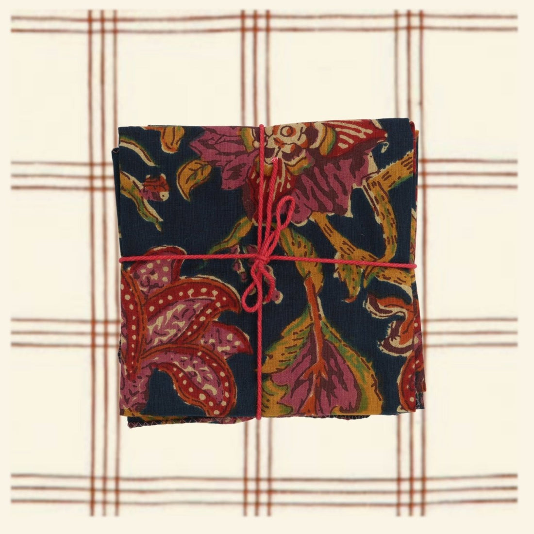 Serviettes de table x4 Hysope Patriot - Suzette