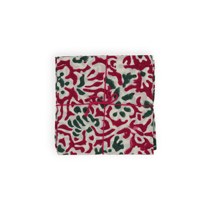 Serviettes de table x4 Impatient Tomato - Suzette