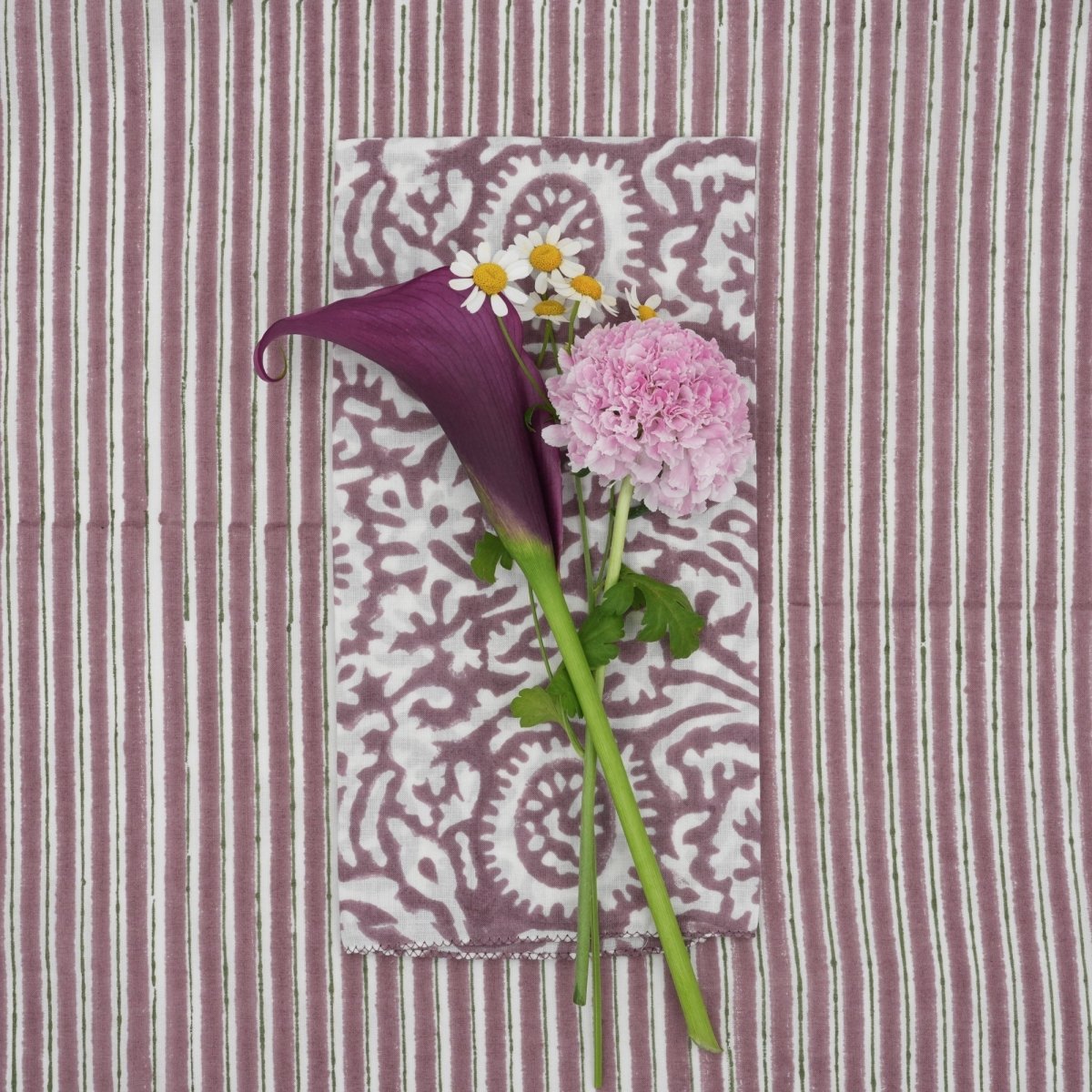 Serviettes de table x4 Impatient Zephyr - Suzette