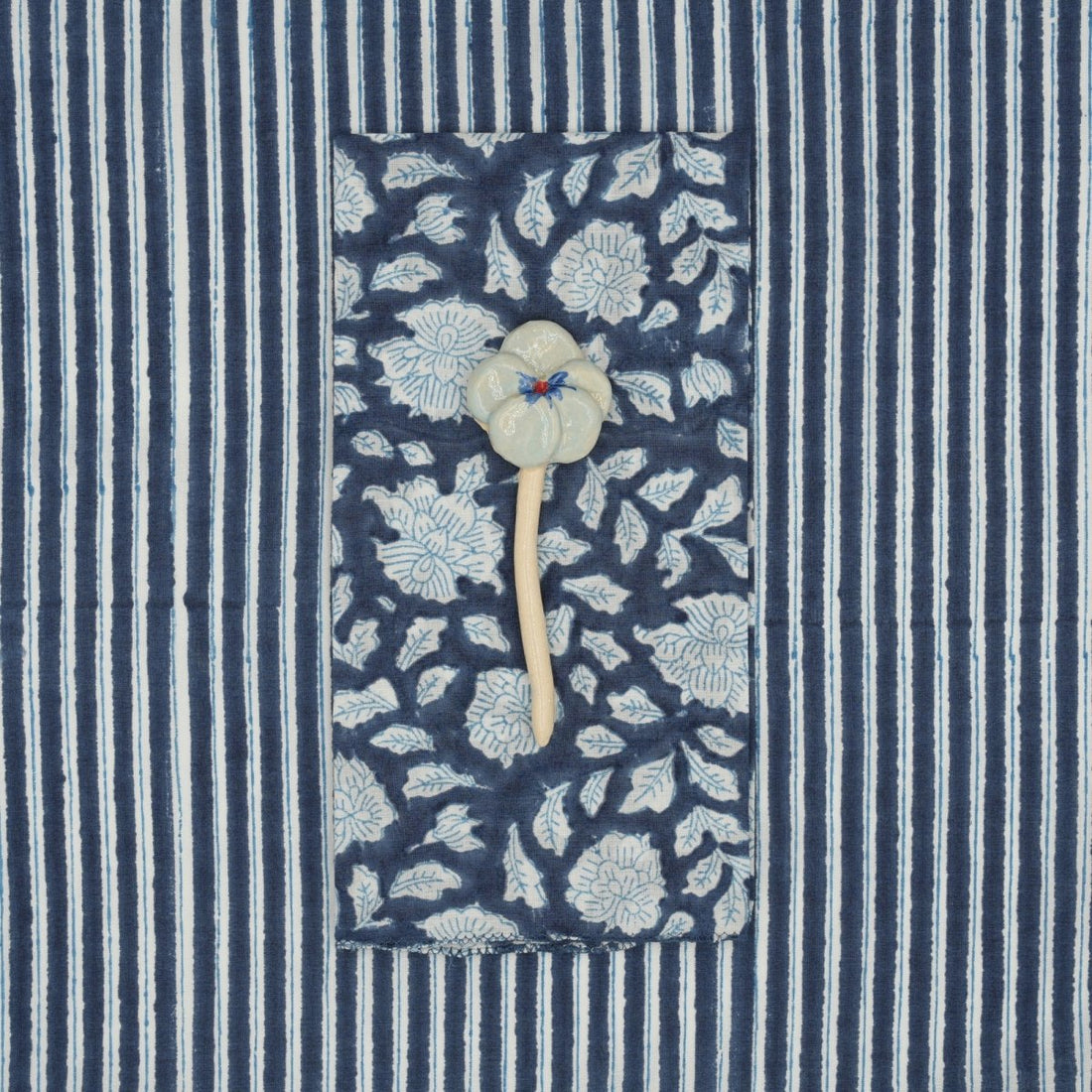 Serviettes de table x4 Iris Aegean - Suzette