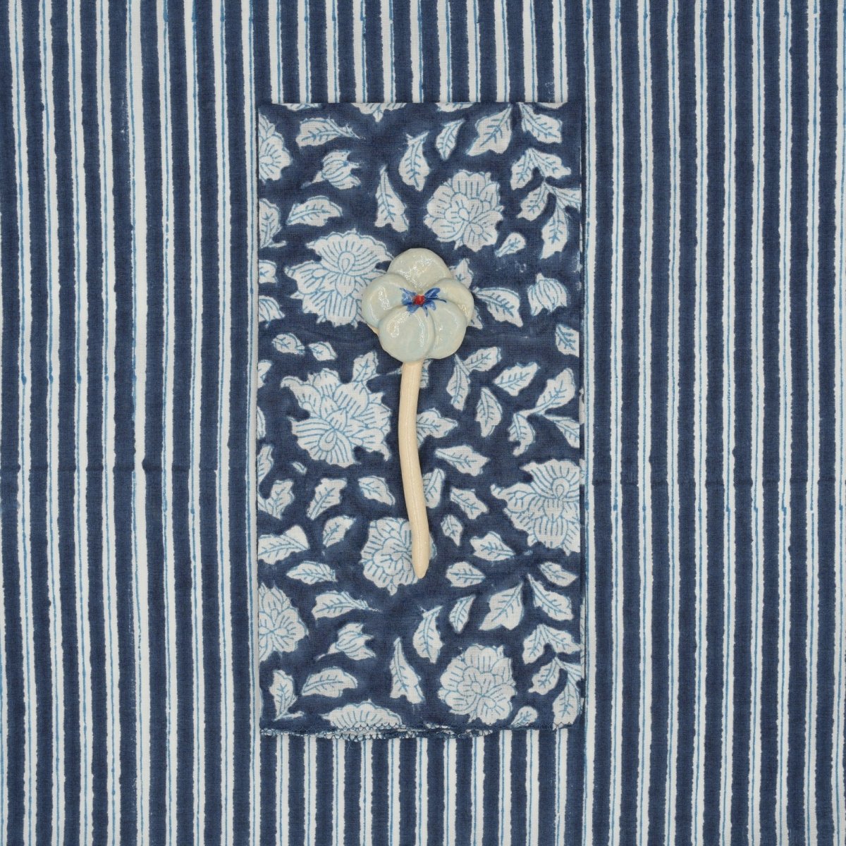 Serviettes de table x4 Iris Aegean - Suzette