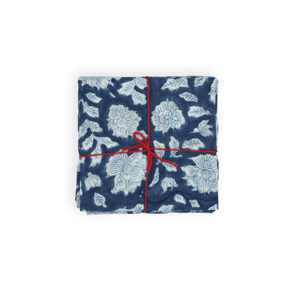 Serviettes de table x4 Iris Aegean - Suzette