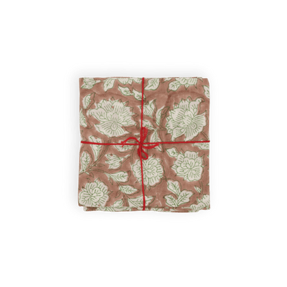 Serviettes de table x4 Iris Almond - Suzette